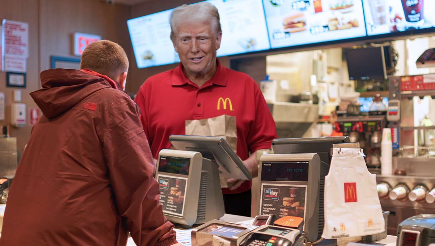 NextImg:Trump Takes Back Old Position At McDonald's To Boost Weak Jobs Report