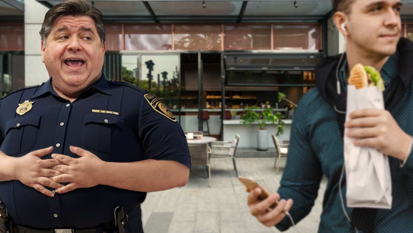 Thumbnail for JB Pritzker Joins Police Force In Hopes Of Getting Sandwich Thrown At Him
