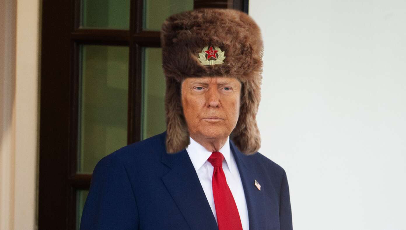 Thumbnail for Ukraine Raises Alarm As Trump Emerges From Meeting Wearing Soviet Ushanka