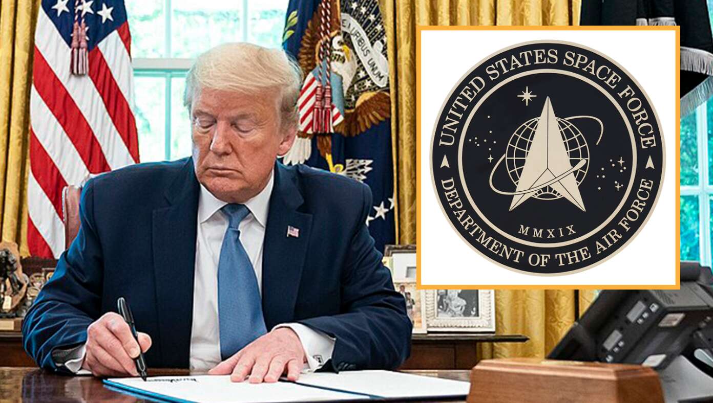 NextImg:Trump Announces He's Outsourcing Space Force Headquarters To India