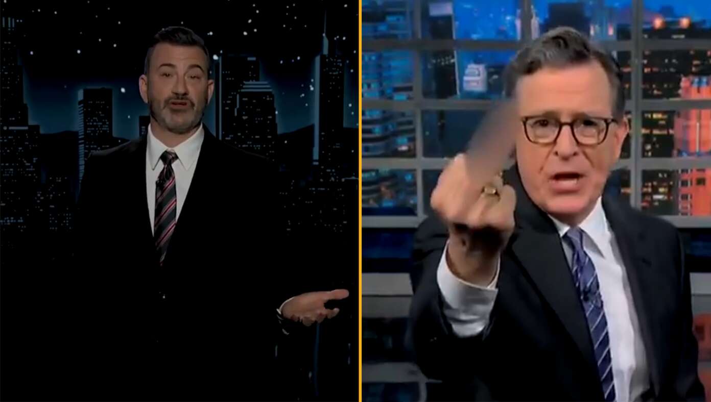NextImg:Rough Week For Liberal Comedy As Kimmel's, Colbert's Monthly Cycles Sync Up