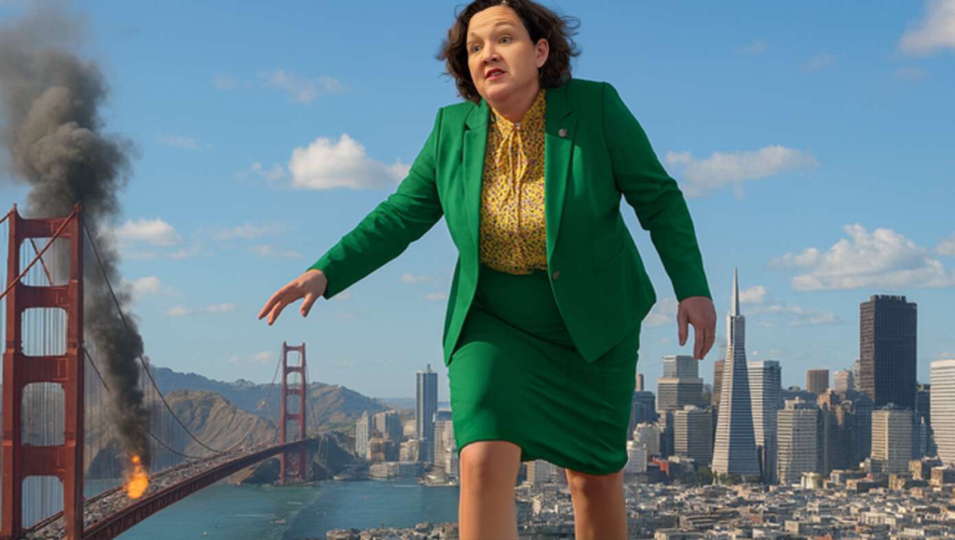 Thumbnail for Authorities Warn Katie Porter Has Grown To 600 Feet And Is Currently Rampaging Through San Francisco