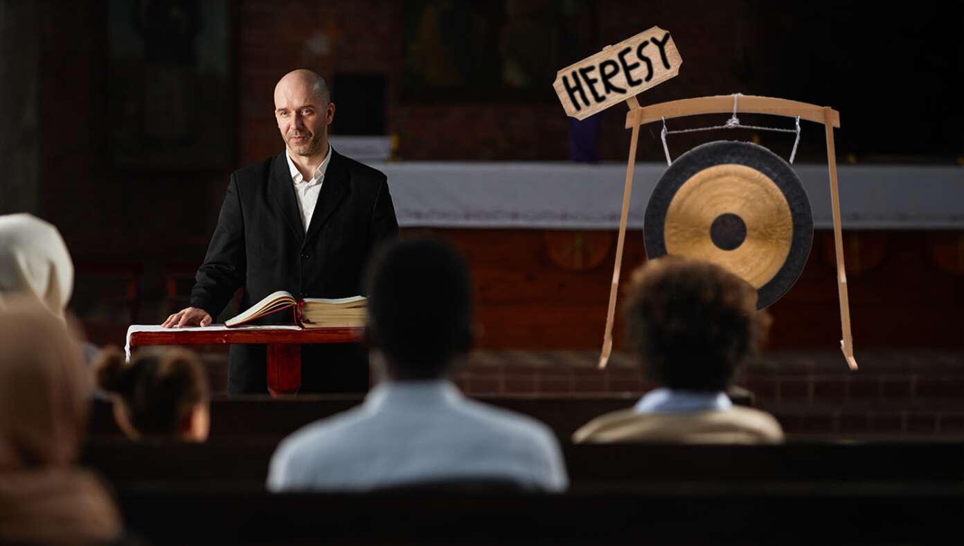 Senior Pastor Installs 'Heresy Gong' For When Associate Pastor Preaches - Featured article image