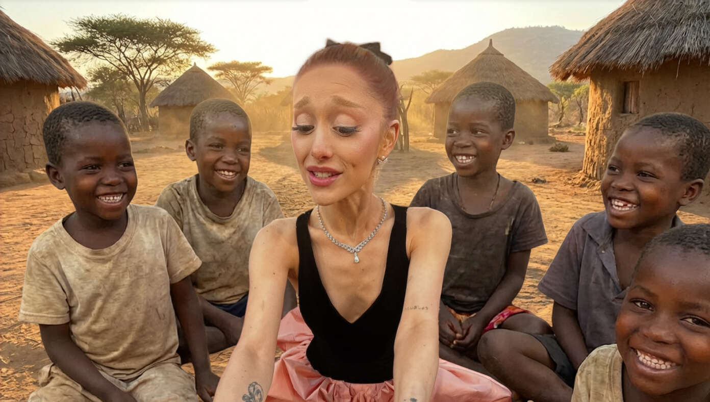 New Video - Starving African Children Raise Money To Feed Ariana Grande - Article image