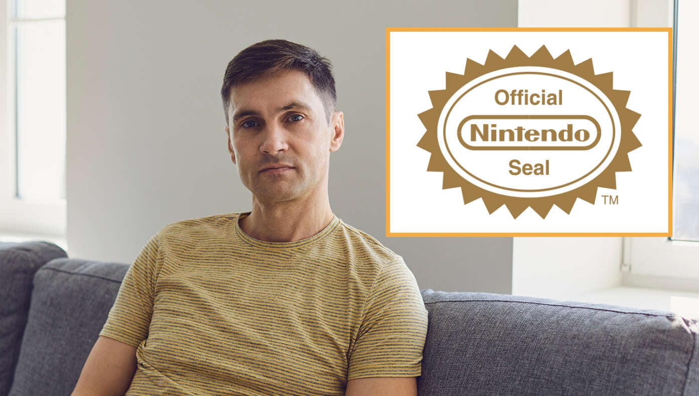 Man Still Doesn't Quite Trust Anything Without Official Nintendo Seal Of Quality - Article image