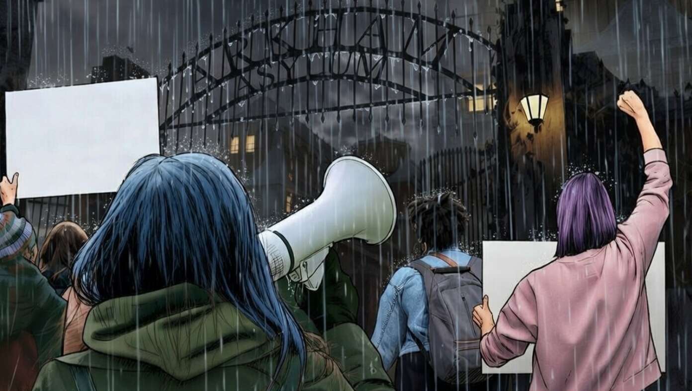 Gotham’s Liberal Women Gather Outside Arkham To Protest Arrest Of The Joker - Article image