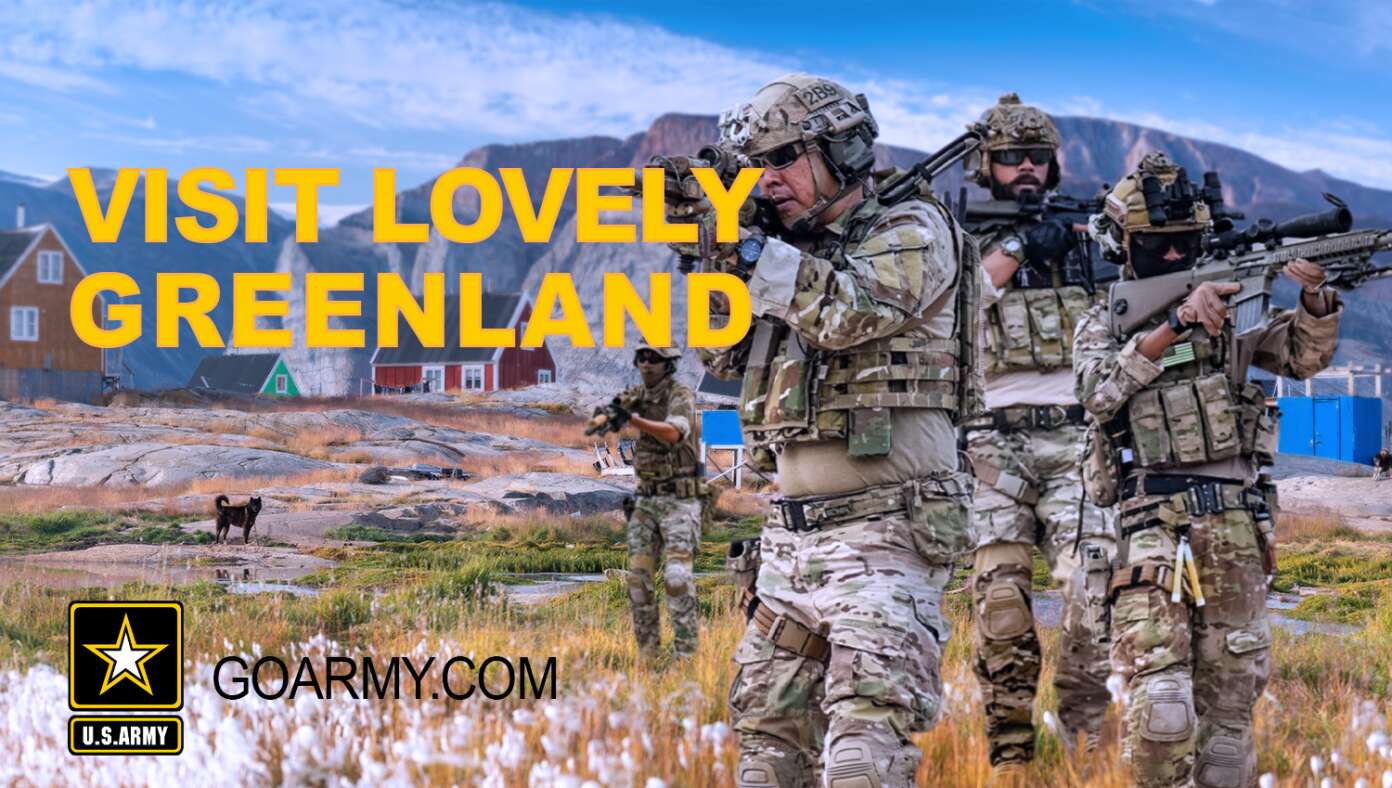 Ominous Sign? New Army Recruitment Ads Say 'Visit Lovely Greenland' - Article image