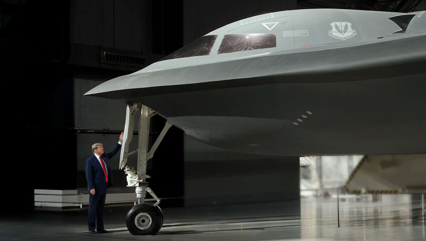 'Shhh… You’ll Get Your Chance Soon,' Says Trump Soothing B-2 Bombers In Hangar - Article image