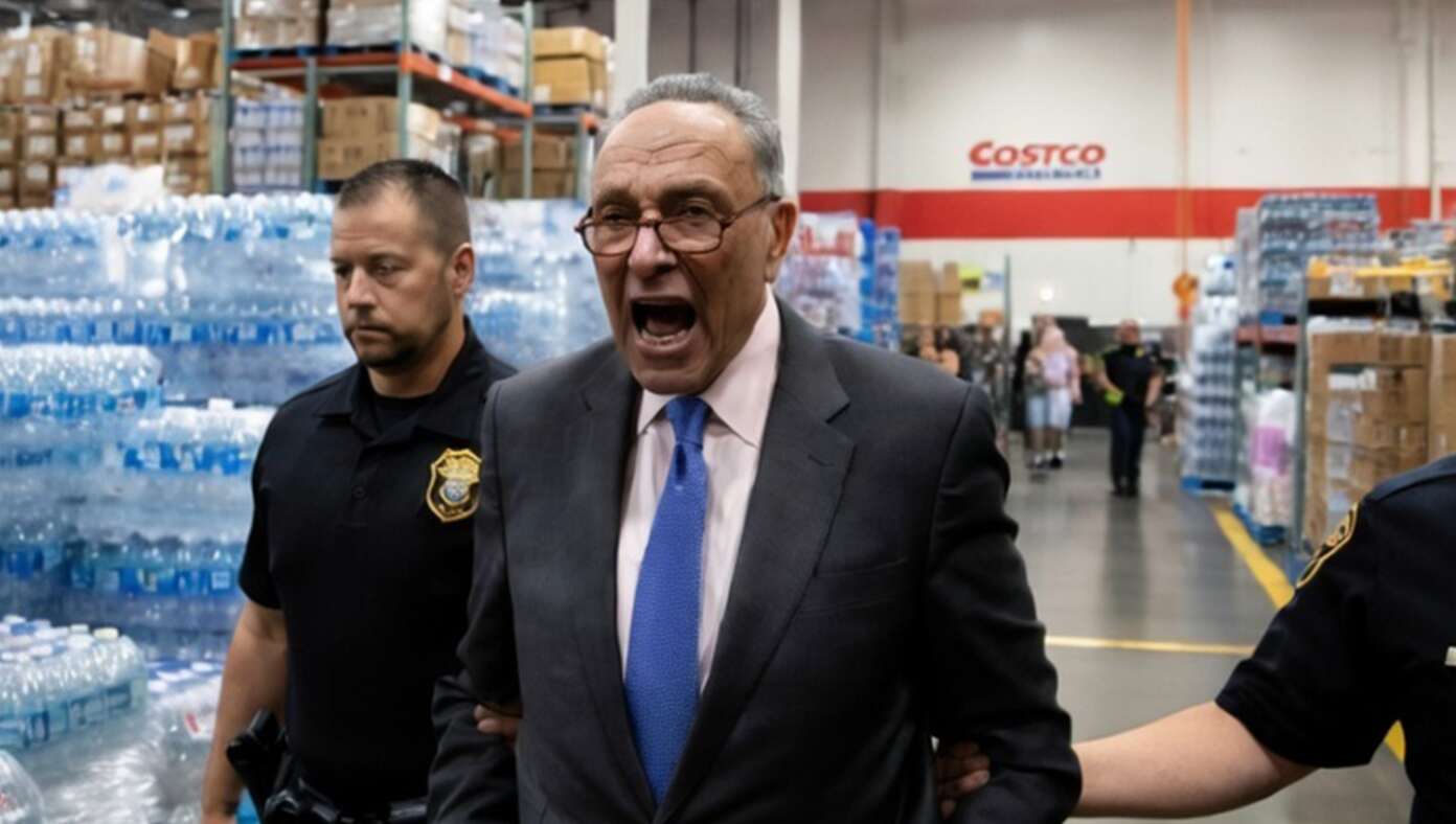 'Jim Crow 2.0!' Shouts Chuck Schumer While Being Escorted Out Of Costco For Not Having Membership Card - Article image