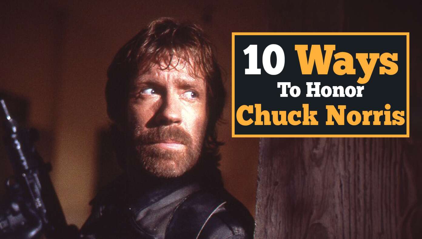 10 Ways To Honor Chuck Norris - Article image
