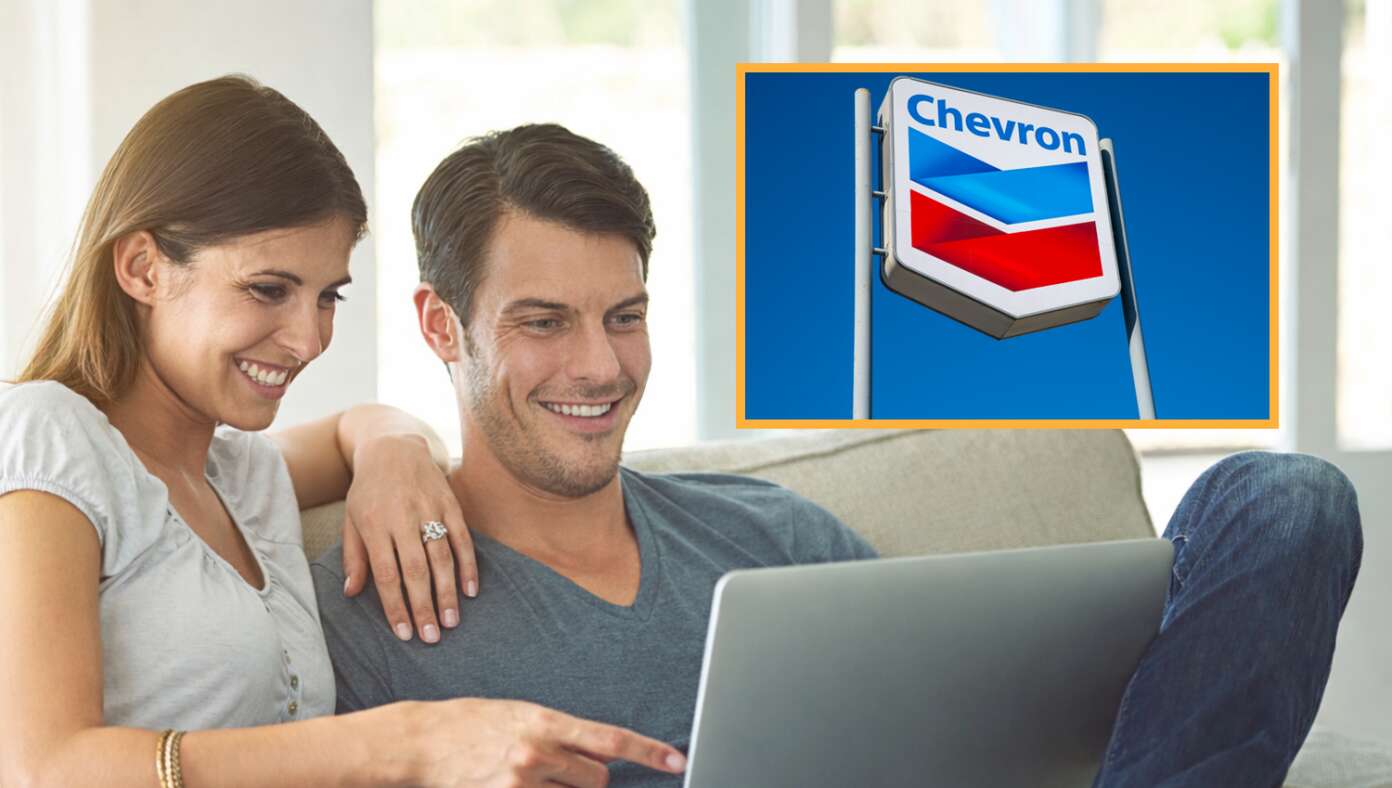 Newly Engaged Couple Sets Up Wedding Registry At Chevron Station