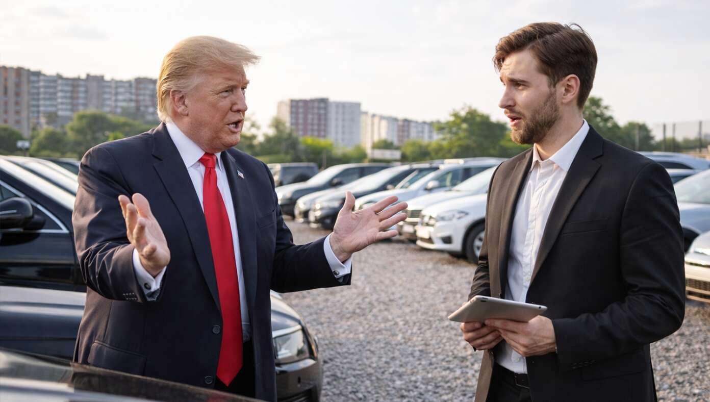 Too Far? Trump Threatens To Nuke Used Car Dealership Unless It Comes Down Another $500 On 2017 Chevy Malibu - Article image
