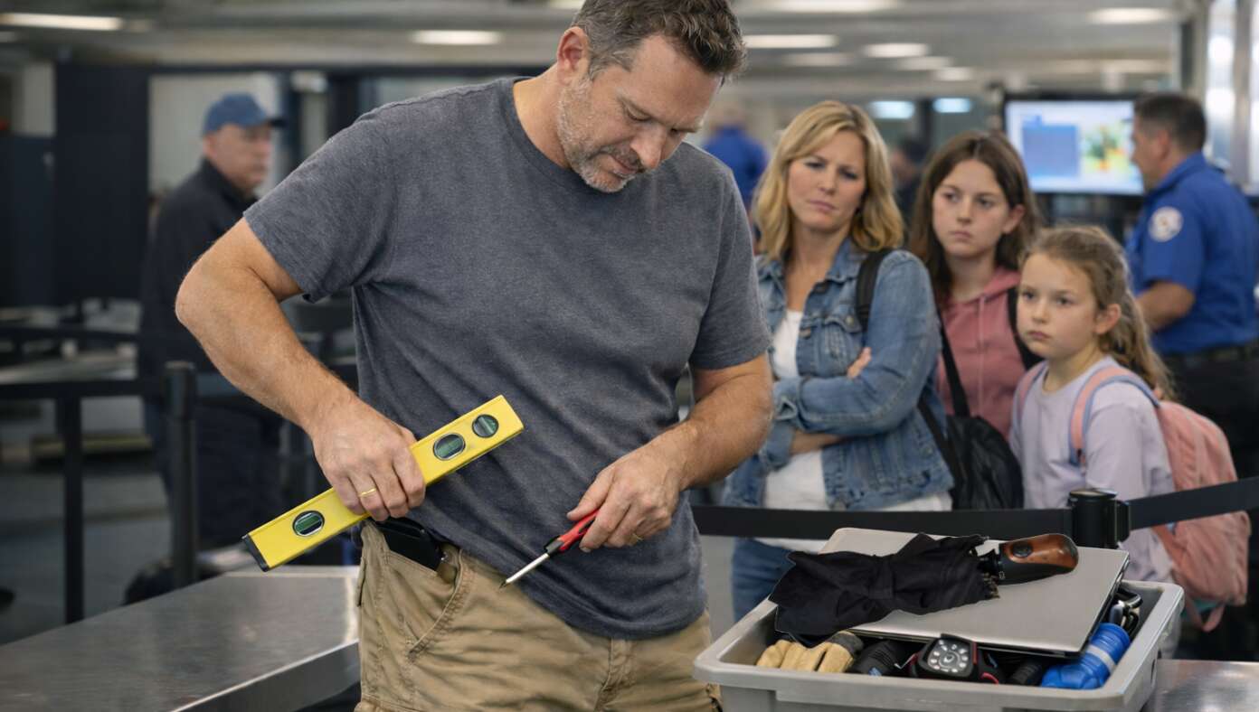 42-Minute Delay As Dad Asked To Empty Cargo Pants At TSA Checkpoint - Article image