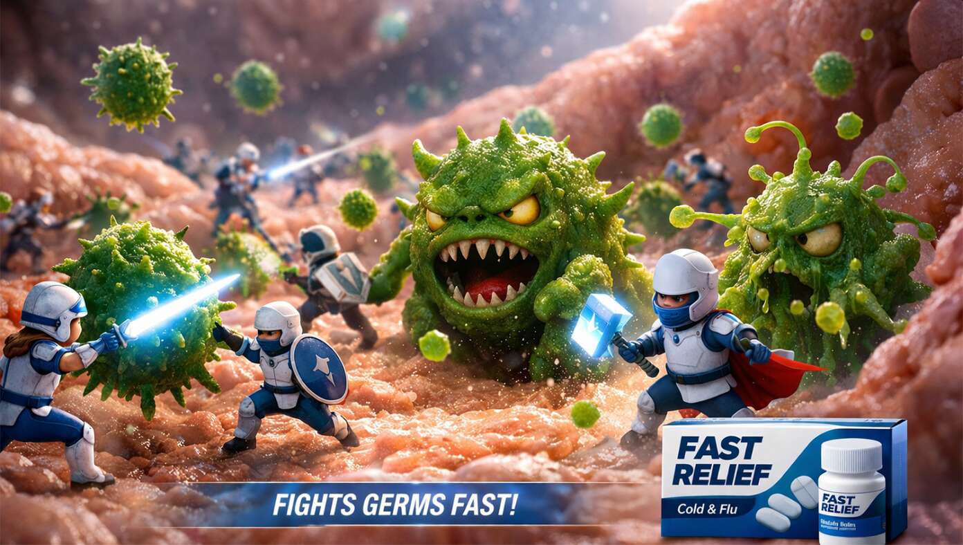 Thanks, Wokeness: Commercials No Longer Showing Medicine As Tiny Little Warriors Who Murder Tiny Little Germs - Article image