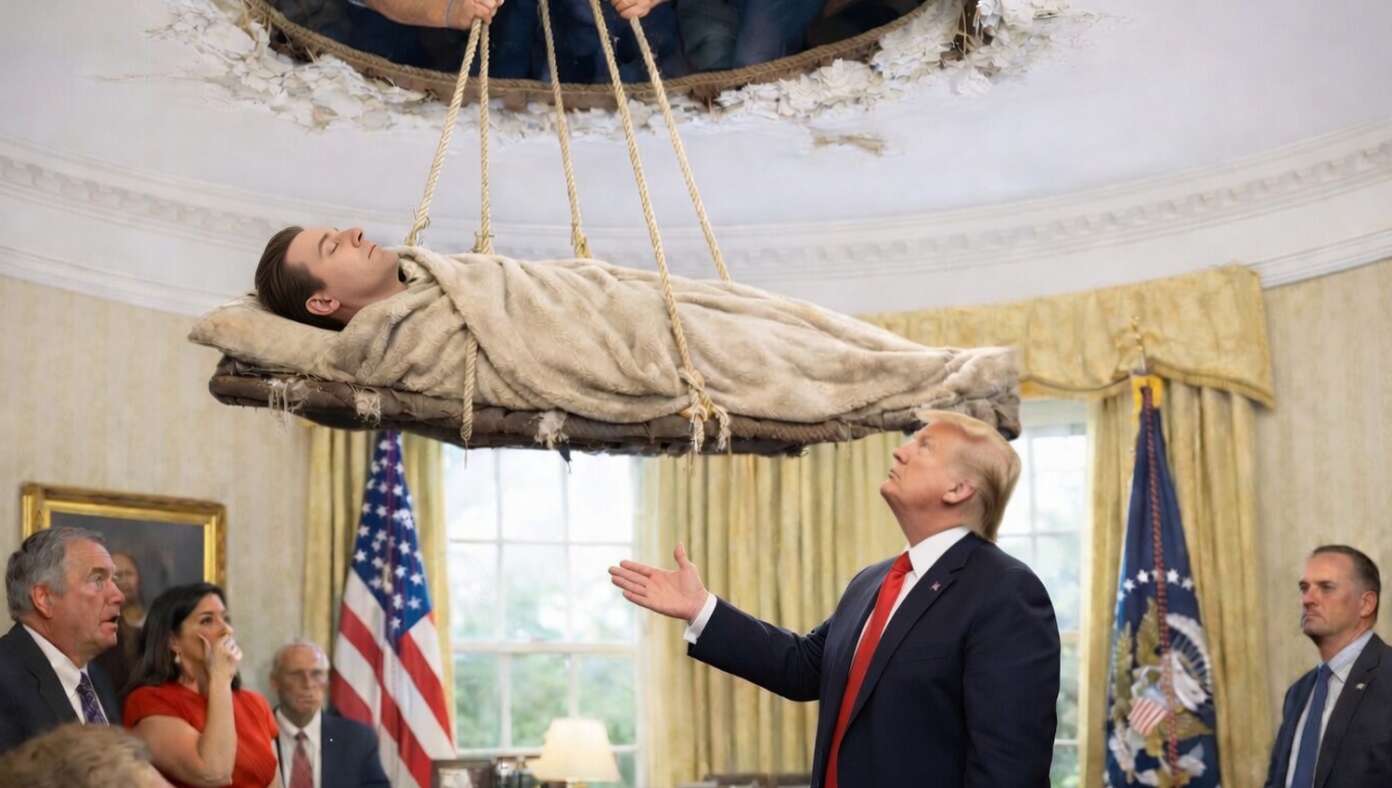 Crippled Man Lowered Into Oval Office In Search Of Trump's Healing - Article image