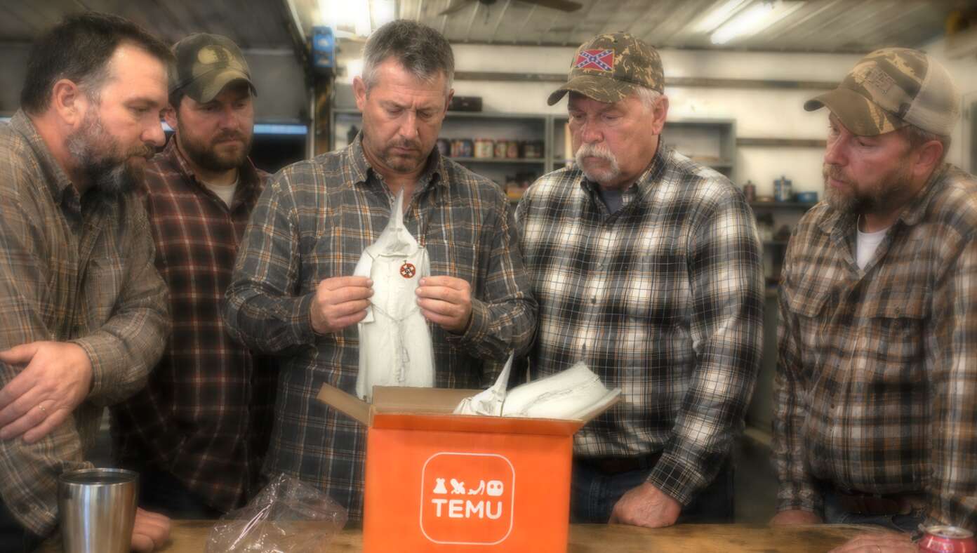 After Losing SPLC Funding, KKK Forced To Buy Robes Off Temu - Article image