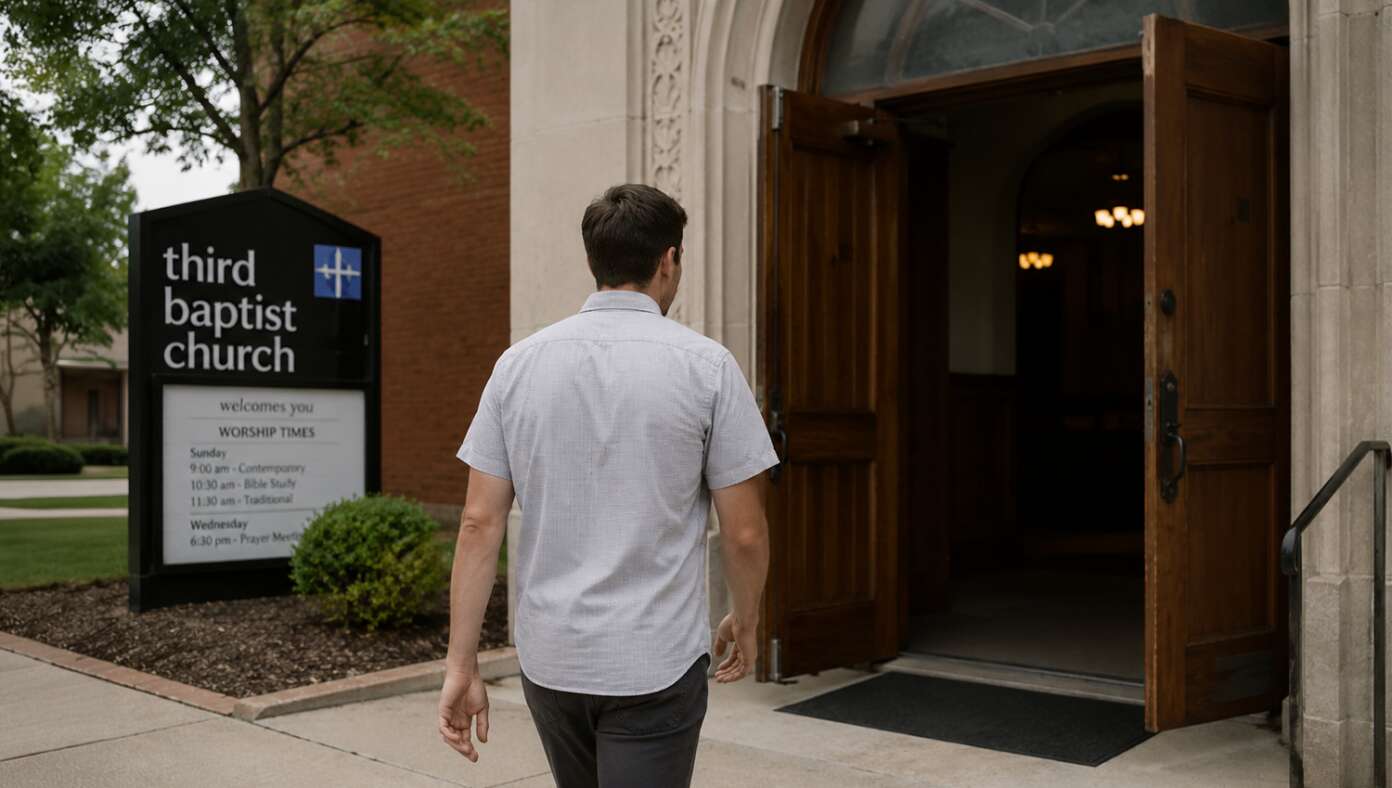 Underachieving Christian Settles For Third Baptist Church - Article image