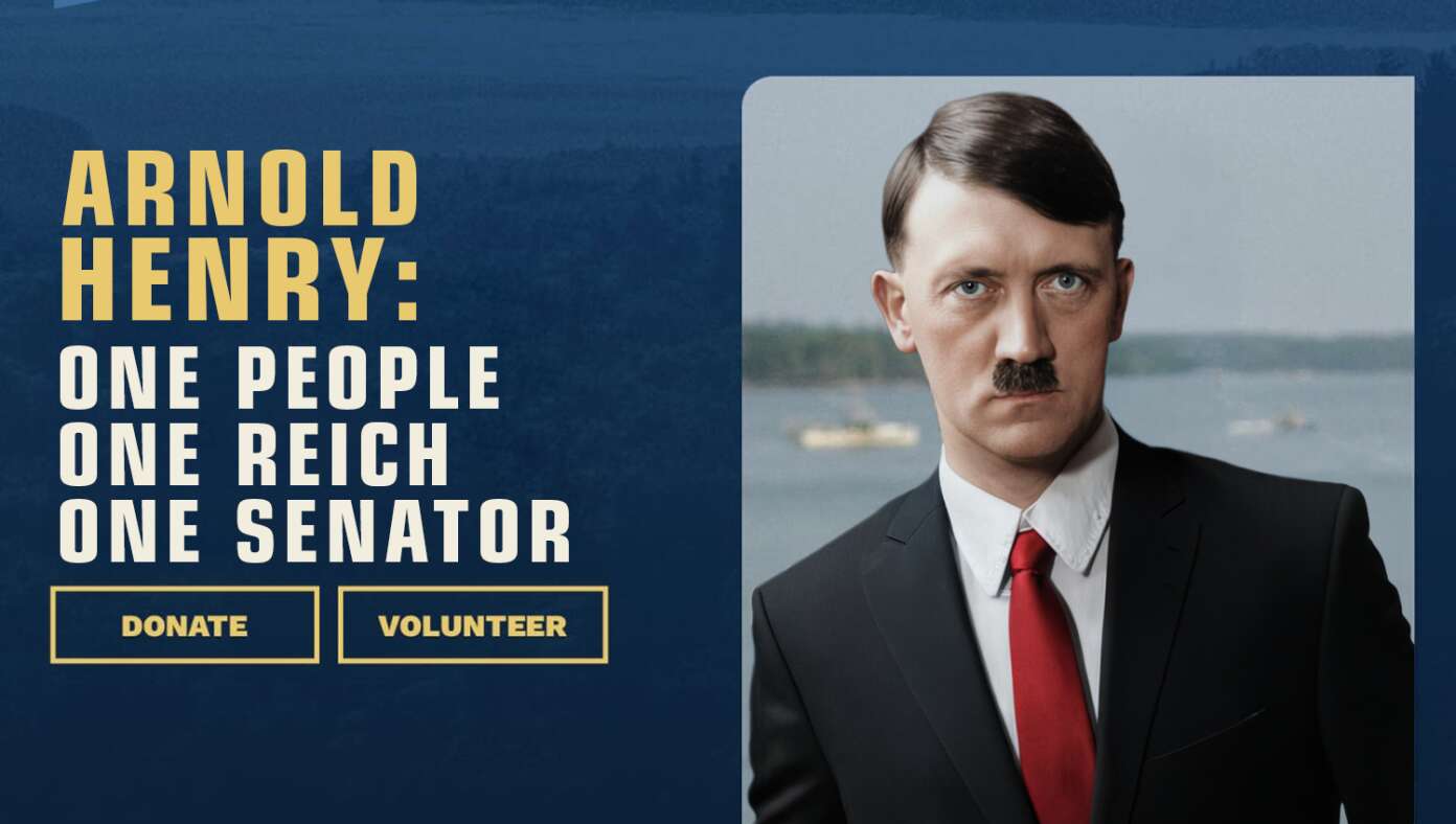 Republicans Smear Popular Progressive Candidate Just Because He's a Clone of Hitler - Article image