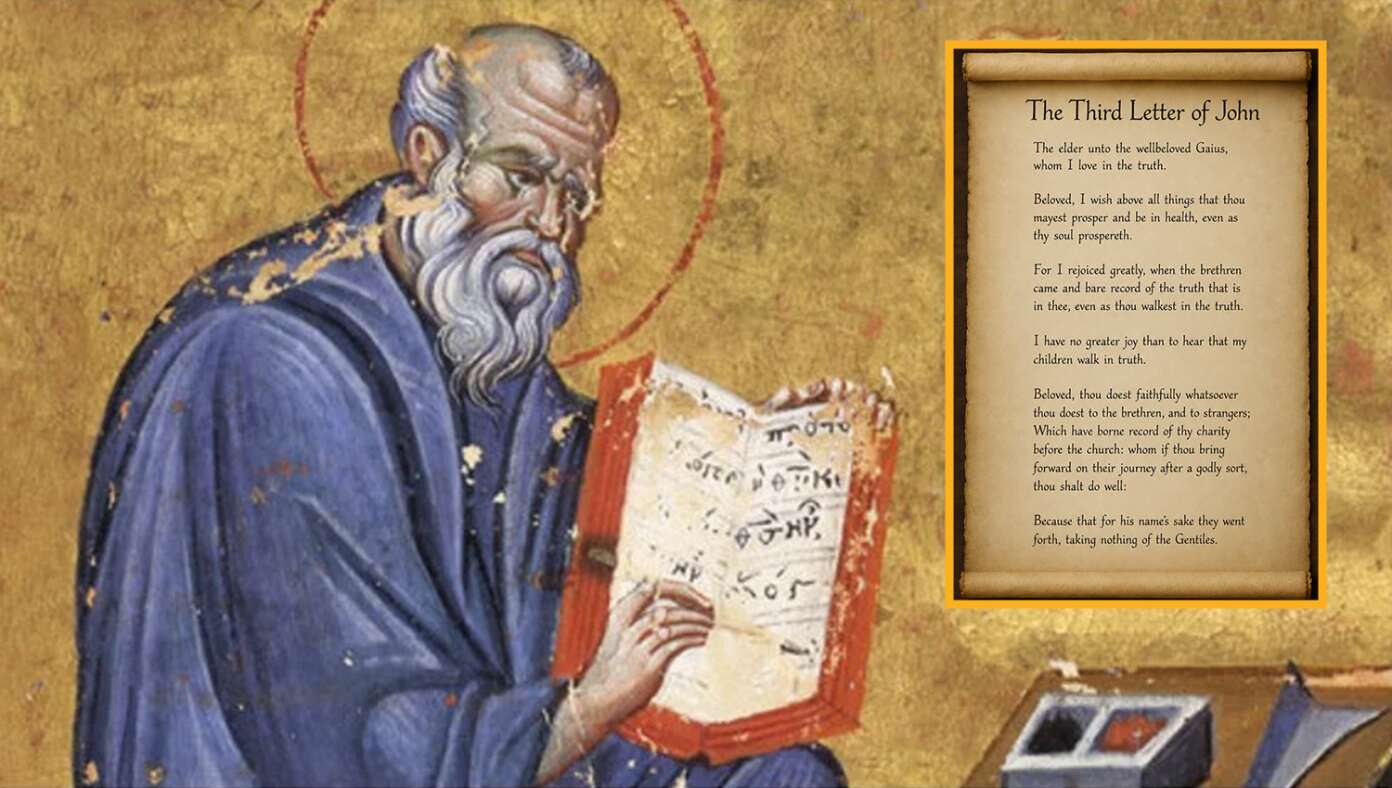 Apostle John Pads Short Third Letter With Extra-Wide Margins, 22-Point Font - Article image