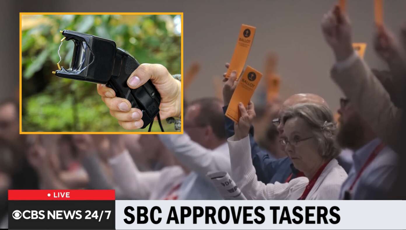 SBC Approves Use Of Tasers On Any Visitor Who Tries To Slip Past Greeters - Article image