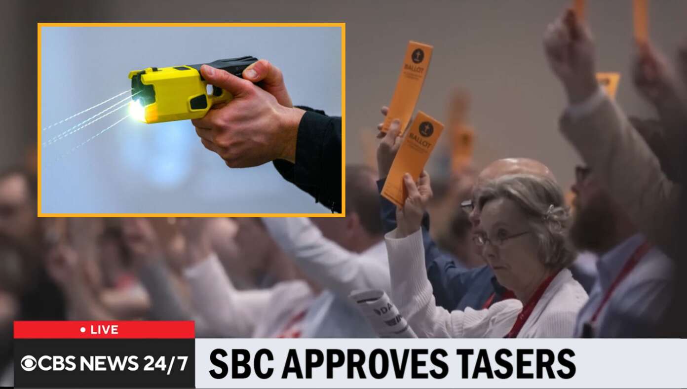 SBC Approves Use Of Tasers On Any Visitor Who Tries To Slip Past Greeters - Article image