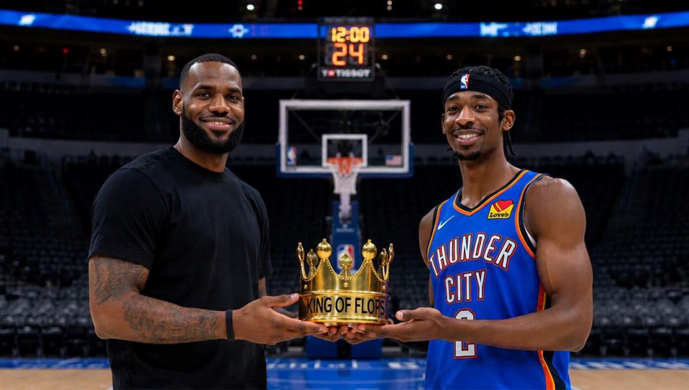 Tearful LeBron James Hands Over Flopping Crown To Shai Gilgeous-Alexander - Article image