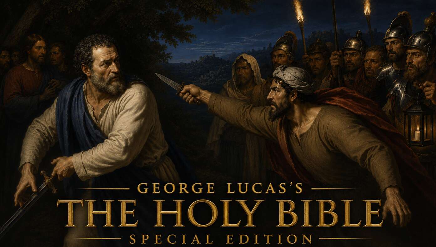 George Lucas Releases Edit Of The Bible Where Malchus Attacks Peter First - Article image