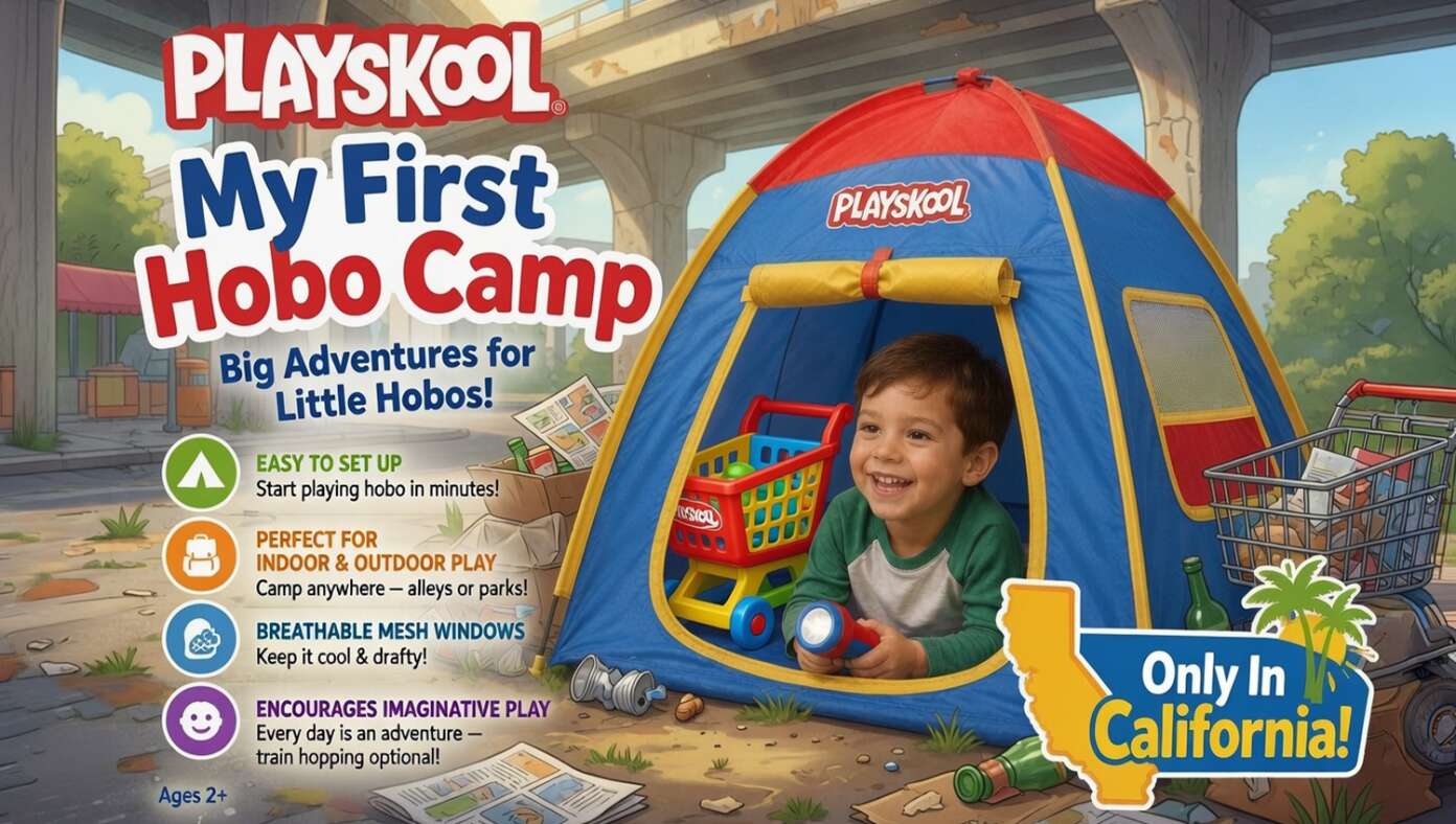 Playskool Introduces ‘My First Hobo Camp’ For Cali