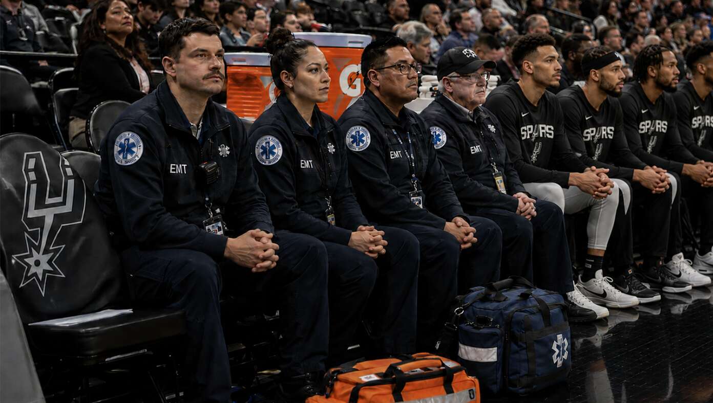 EMTs To Be Stationed Near Spurs Bench Next Game To Prevent Choking - Article image