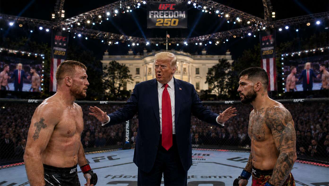 UFC Fight Ends Abruptly As Trump Brokers Peace Deal Between The Fighters - Featured article image
