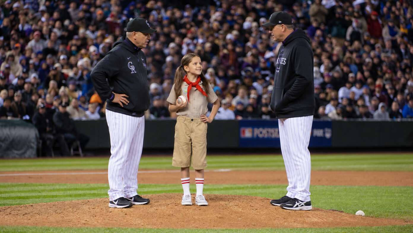 Rockies Ask Girl Scout Who Threw Out First Pitch If She Can Go 9 Innings Tonight - Article image
