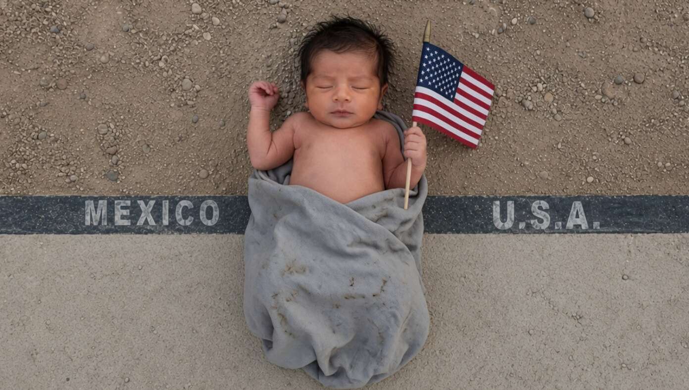 Sad: Woman Gives Birth On Border And Now Only Baby's Top Half Is American - Article image