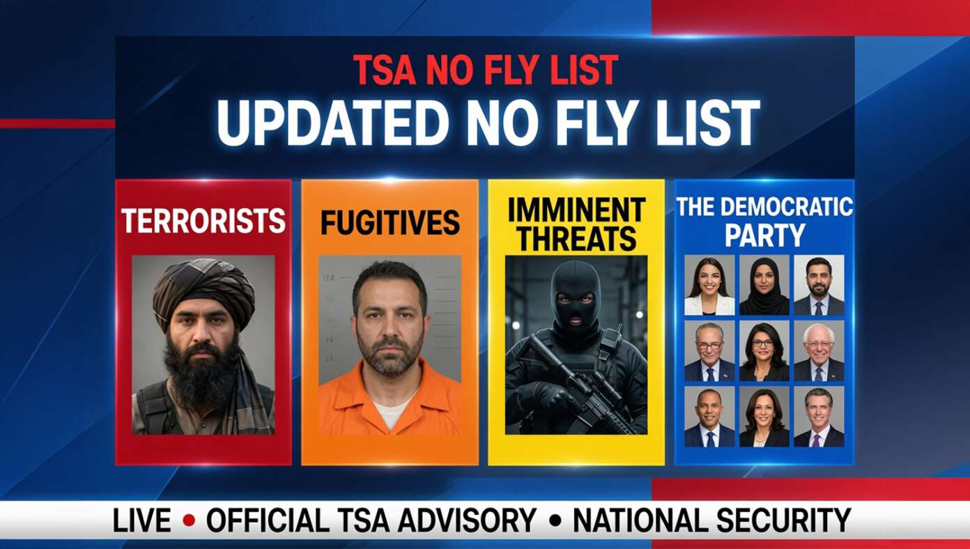 Entire Democrat Party Placed On 'No Fly' List - Article image