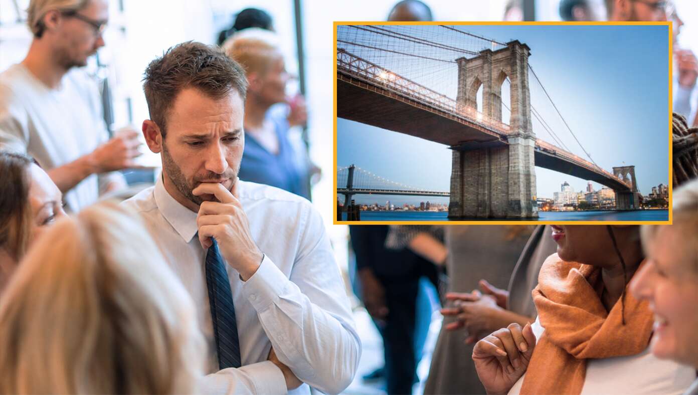 Introverted Conference Attendee Torn Between Participating In Icebreaker And Throwing Self Off Bridge - Article image