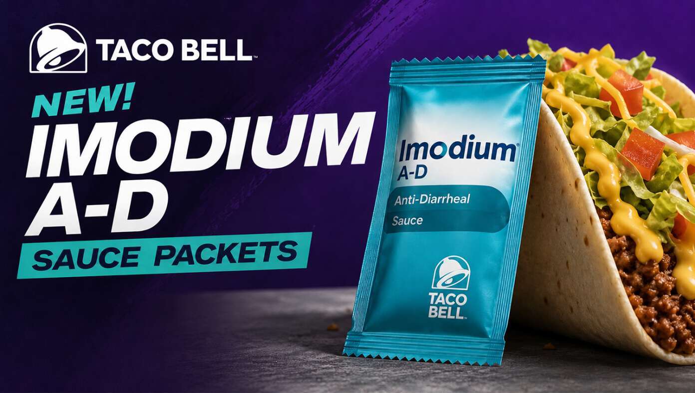 Taco Bell Releases New Imodium A-D Sauce Packets To Combat Explosive Diarrhea Outbreak - Article image