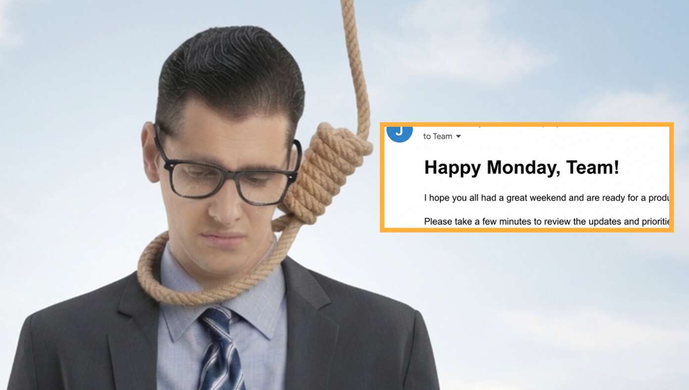 Texas Approves Death Penalty For Anyone Who Starts An Email With 'Happy Monday, Team!' - Article image