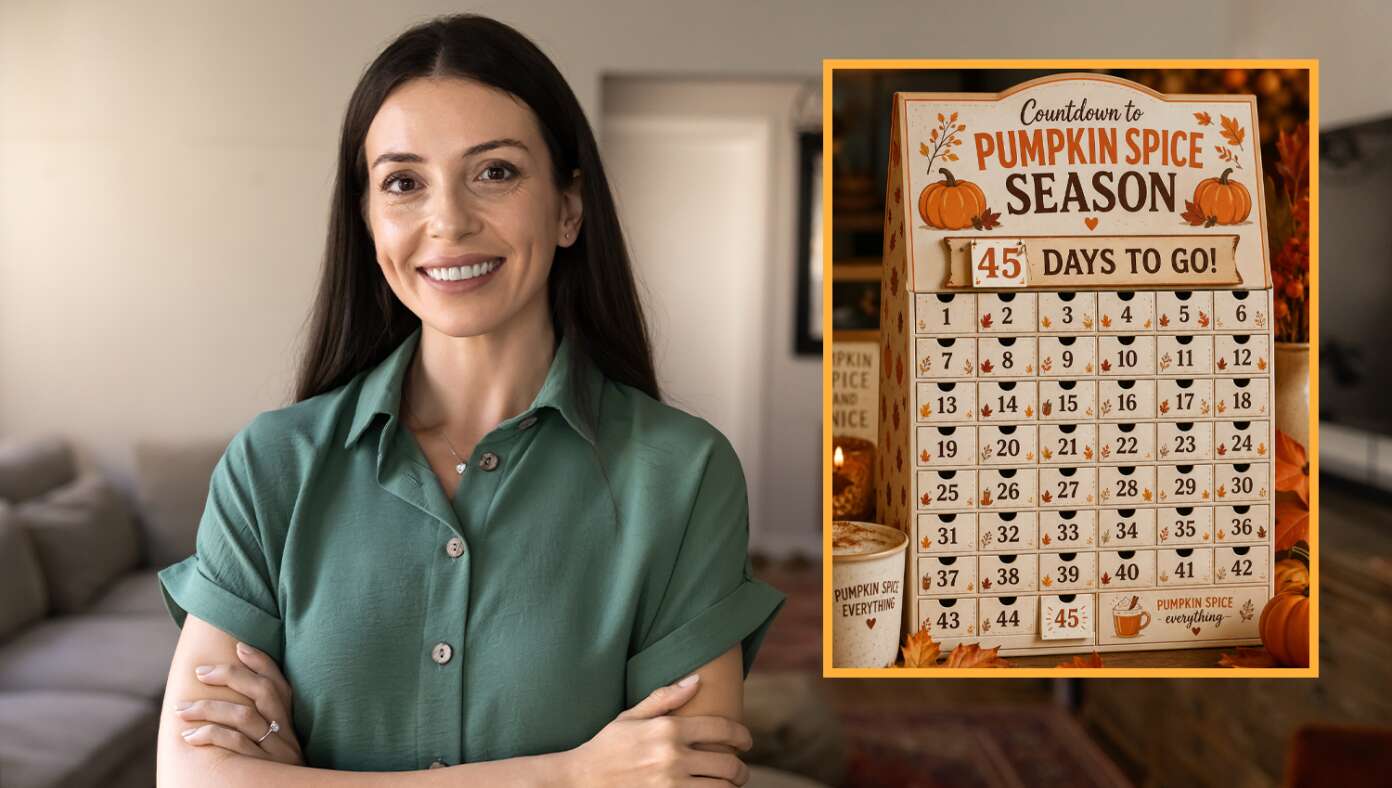 Thumbnail for With 45 Days Left Until Labor Day, Wife Unveils Pumpkin Spice Advent Calendar
