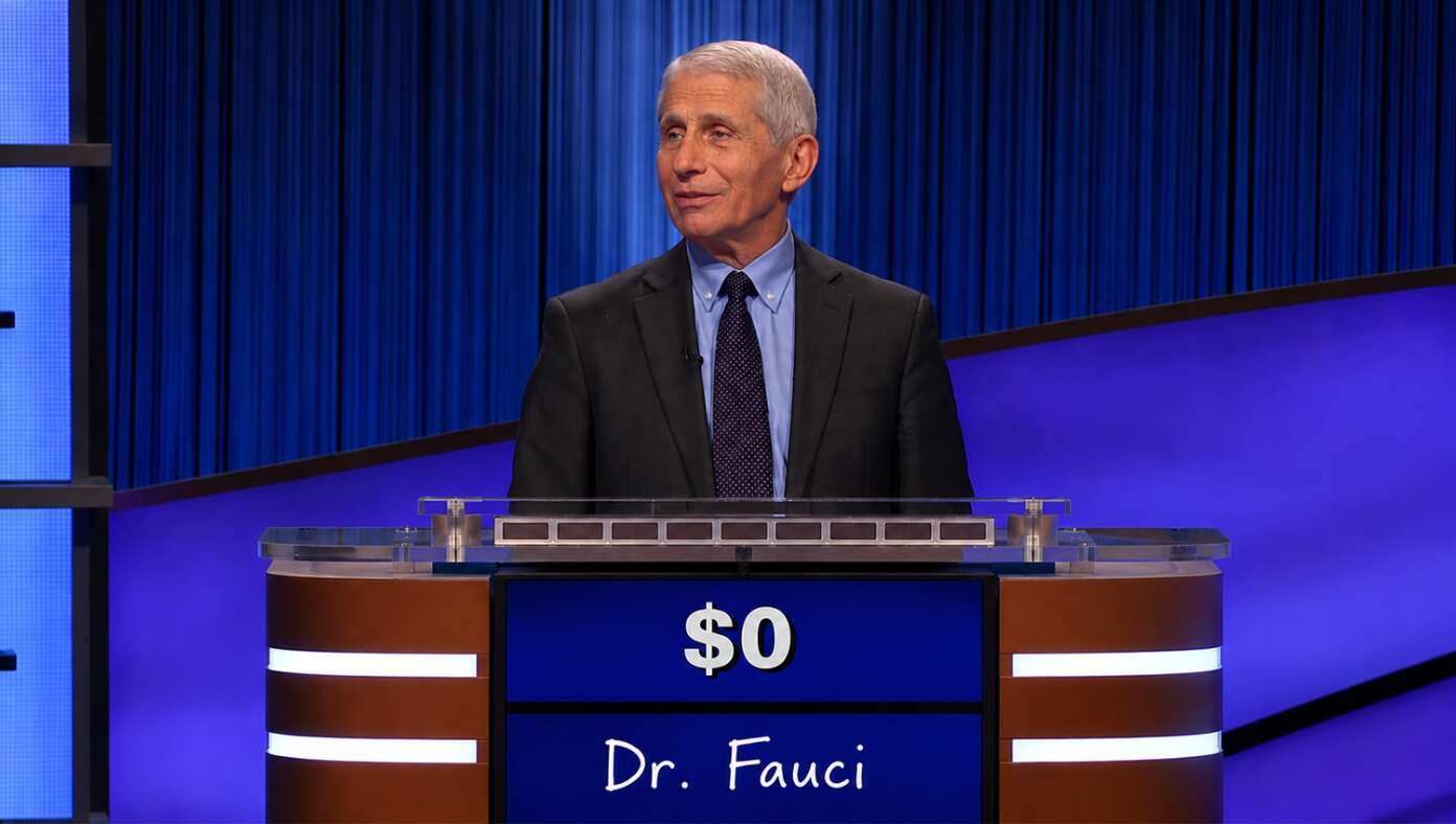 Fauci Appears On 'Jeopardy!', Pleads The Fifth To Every Question - Featured article image