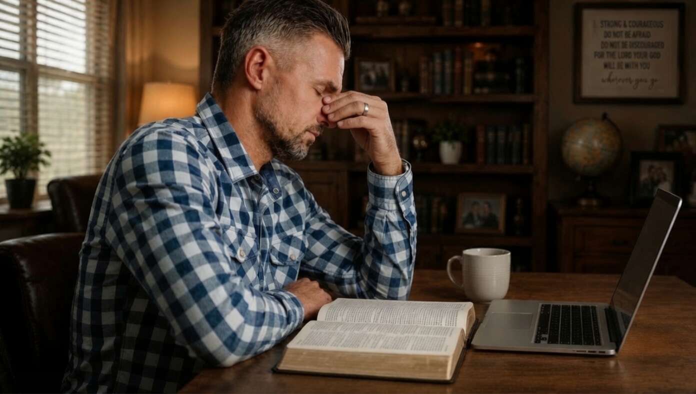 Pastor Psyches Himself Up For Another Grueling One-Day Work Week - Article image