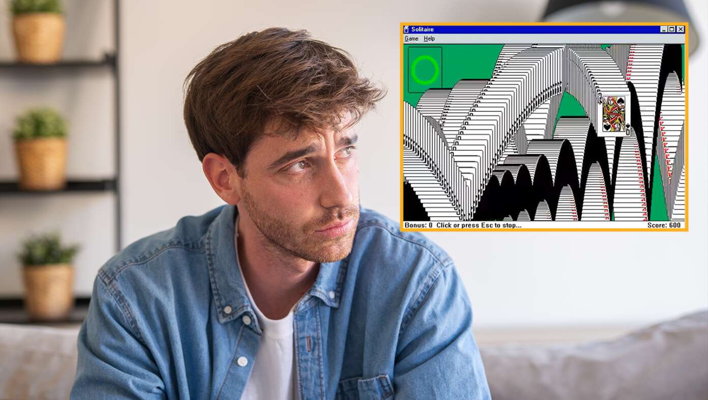 40-Year-Old Man Still Chasing High Of Seeing Cards Bounce Around Screen After Winning Solitaire - Article image