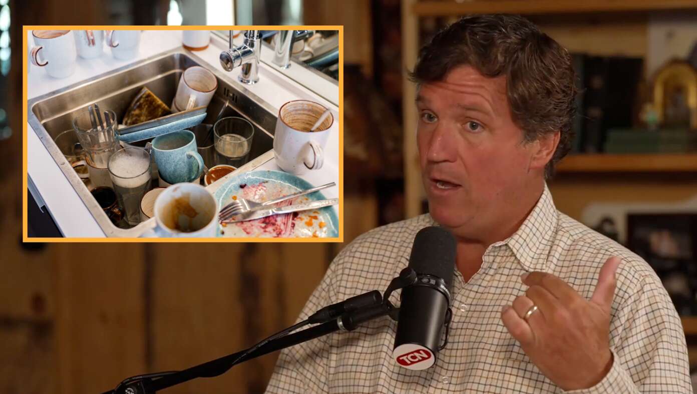 Tucker Carlson Tells Wife That Israel Must Have Planted All Those Dirty Dishes In The Sink - Article image
