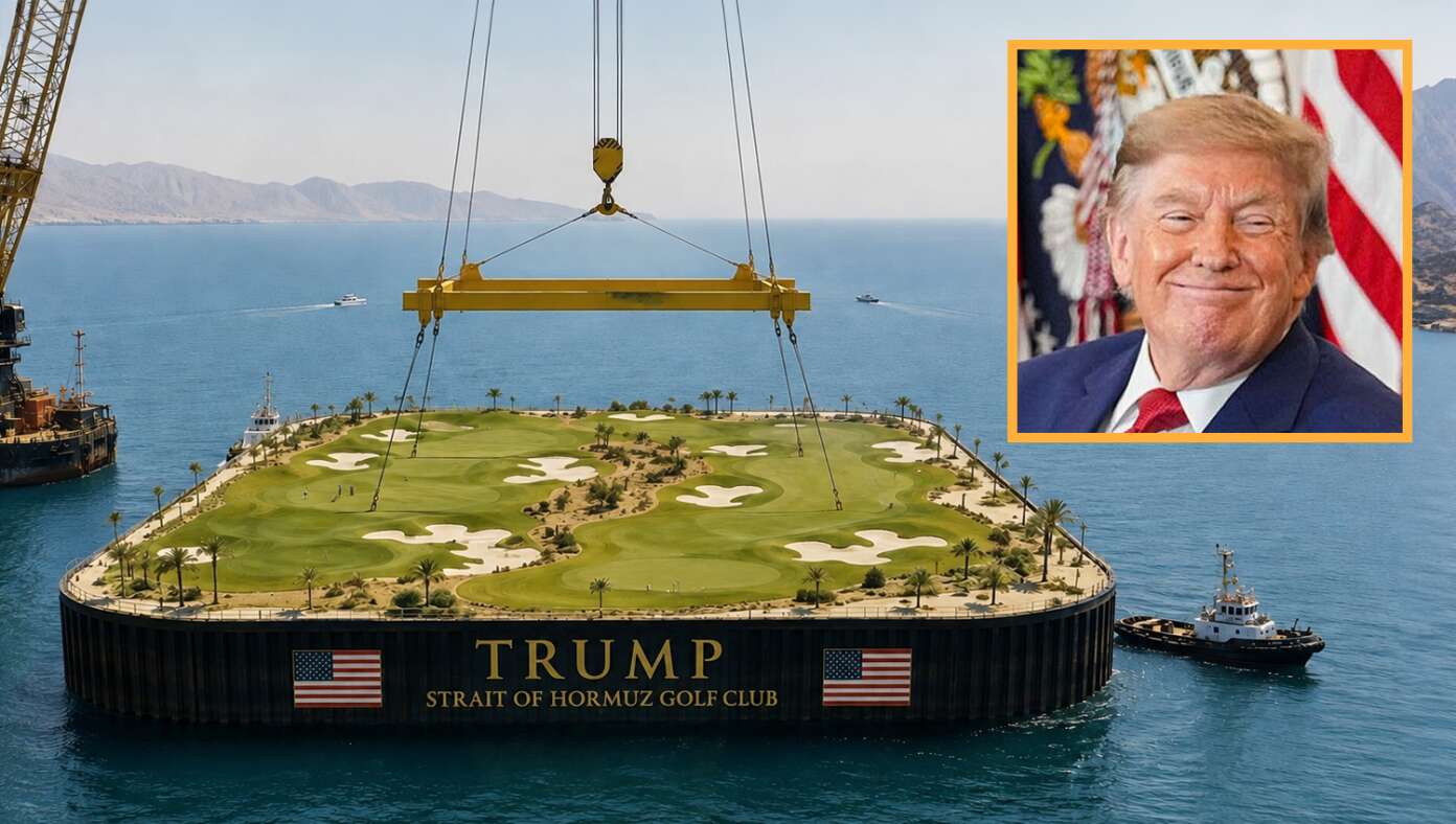 Trump Claims Strait Of Hormuz For U.S., Unveils Floating Golf Course - Article image