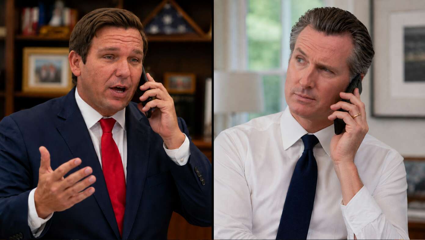 DeSantis Explains To Newsom Secret To Counting Ballots In One Night Is Not Committing Fraud - Featured article image