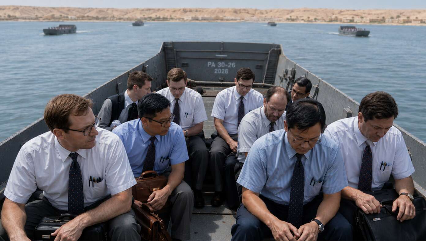 Thousands Of Accountants Board Higgins Boats In Preparation For 'Economic D-Day' Against Iran - Featured article image