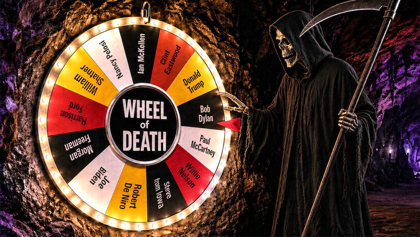 Grim Reaper Spins 'Wheel Of Death' To See Which Person He Will Take Next - Article image