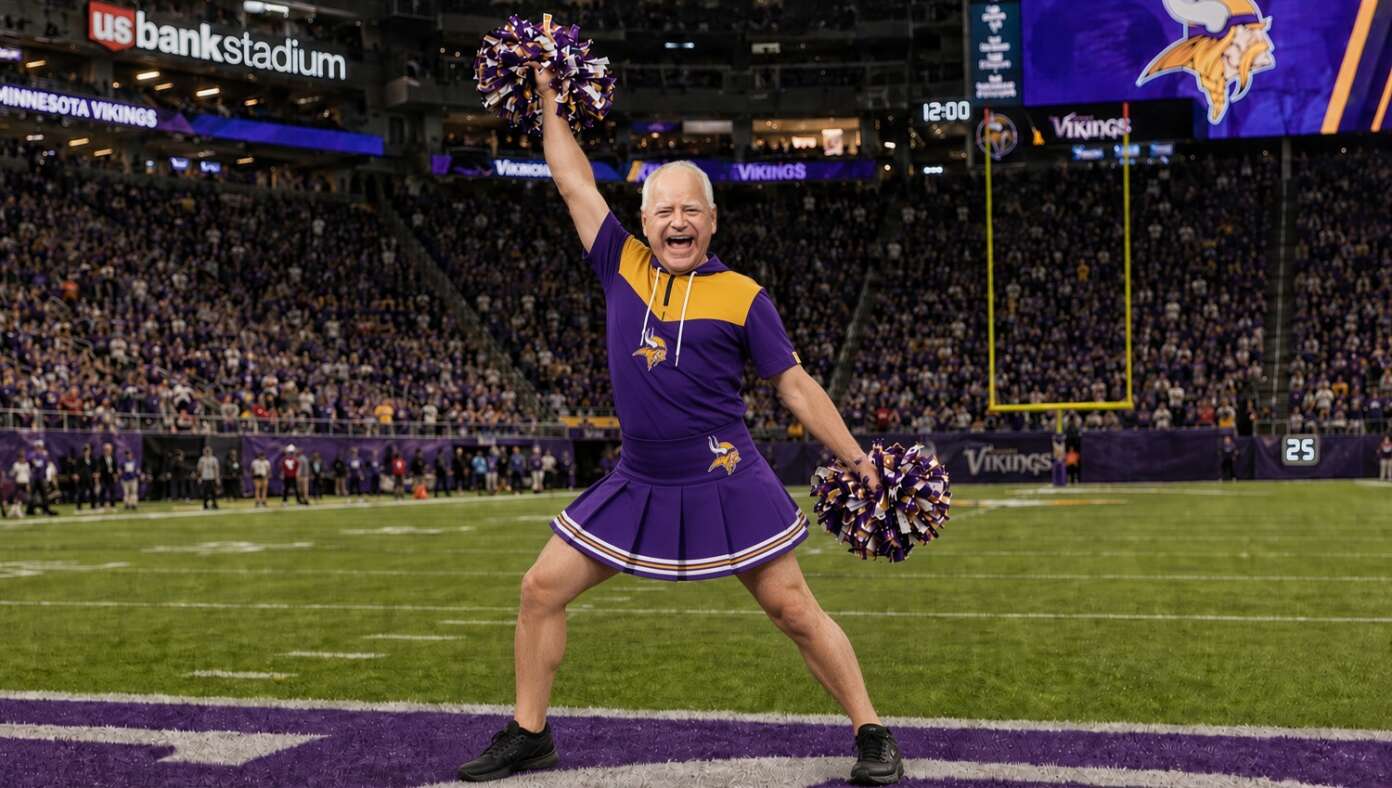 Tim Walz To Head Up Vikings Cheerleader Squad - Article image