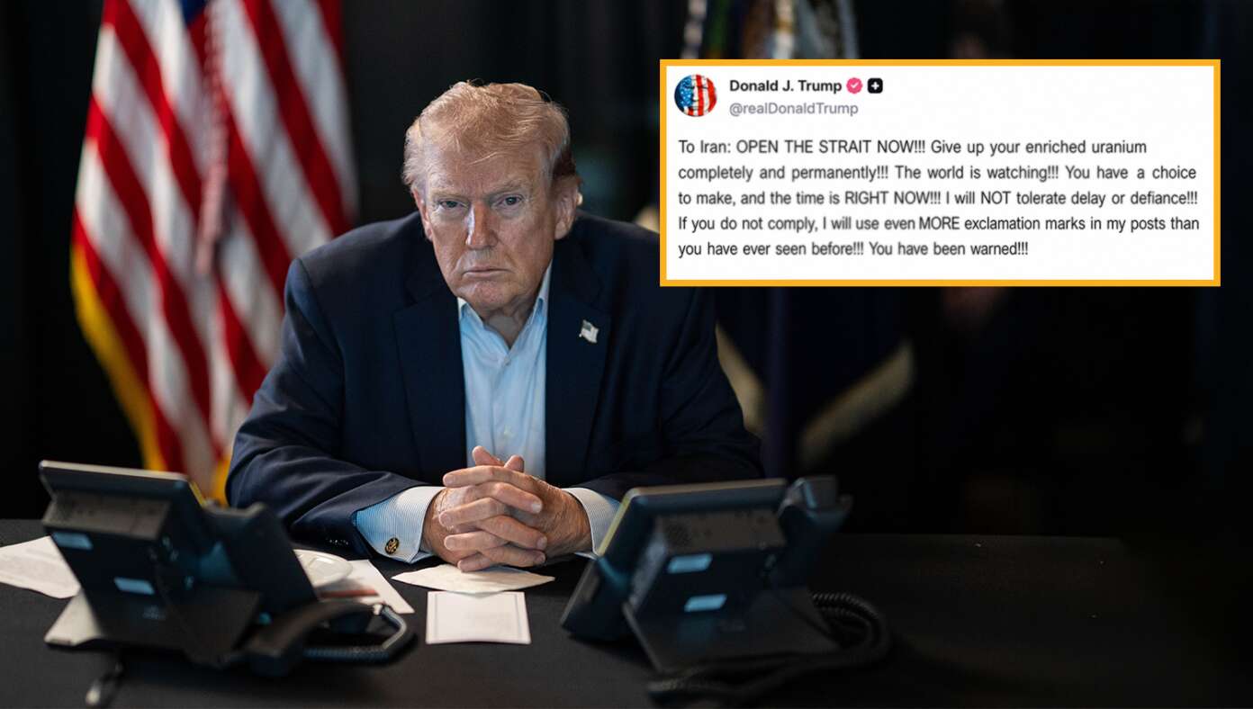 Trump Warns Iran Next Truth Social Post Will Include Even More Exclamation Marks - Featured article image