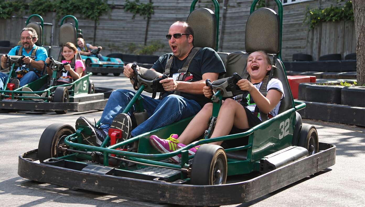 Local Dad Clearly Using His Kids As Excuse To Ride Go-Karts - Article image