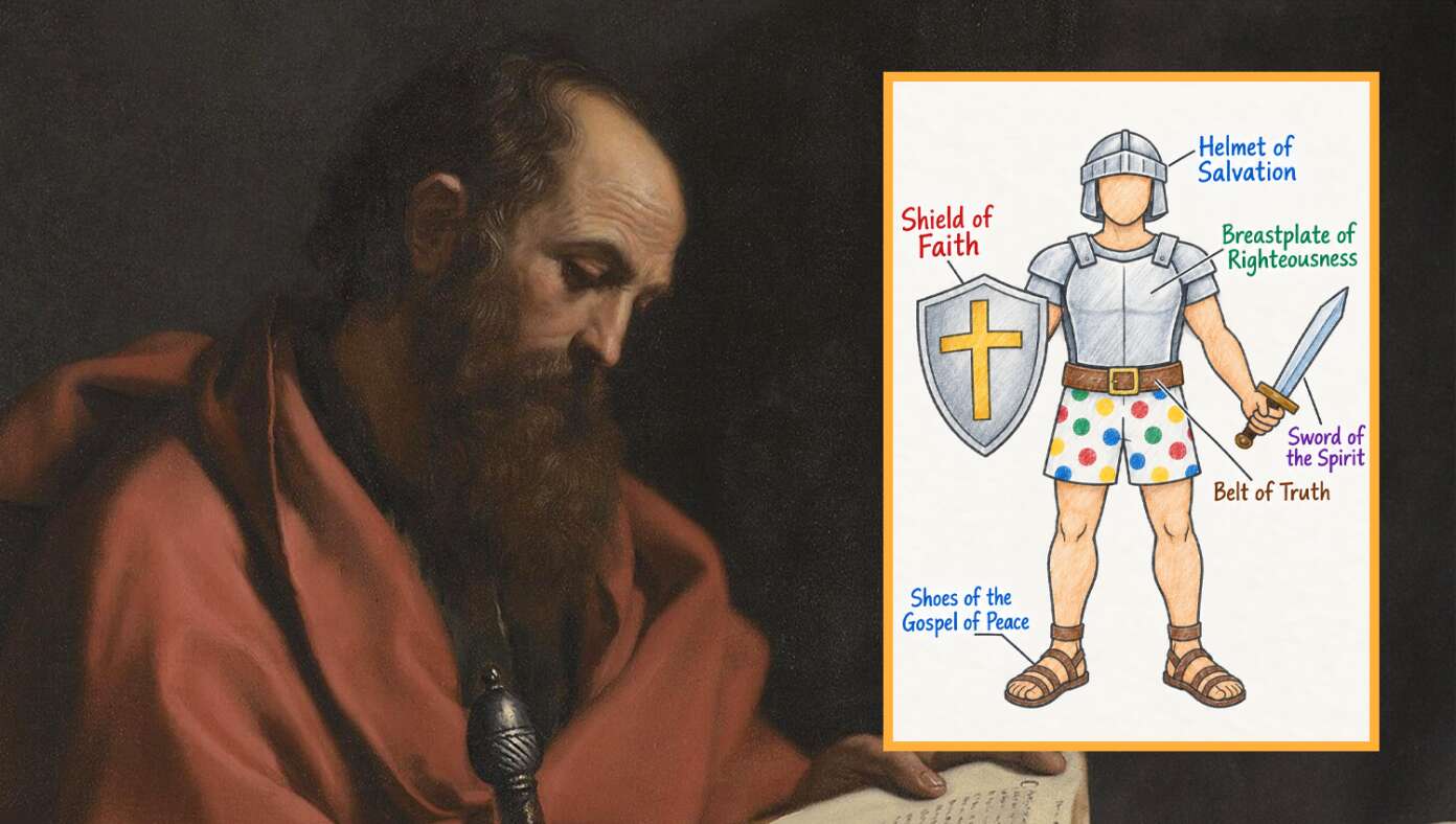 Apostle Paul Hoping No One Notices The Armor Of God Does Not Include Pants - Article image