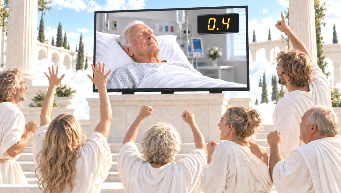 BUZZER BEATER! Angels Erupt In Cheers As Man Accepts Christ With Just 0.4 Seconds Left On Clock